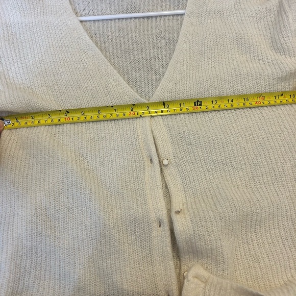 Wilfred Soft Cream wool Cardigan- size Mdn - Picture 5 of 6